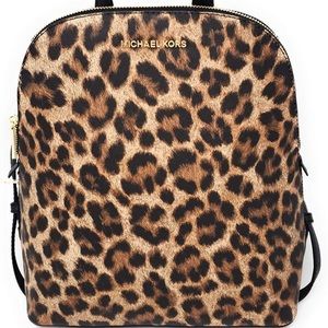 Michael Kors Cindy Leopard Backpack